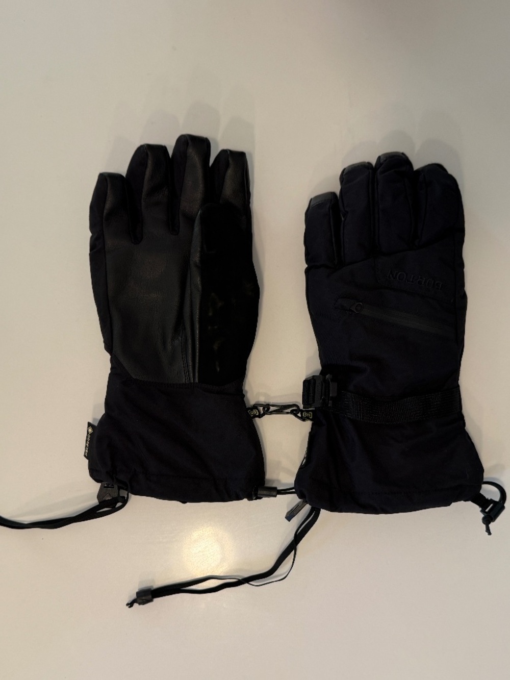 Burton GORE-TEX Black Ski Snowboard Gloves Waterproof Winter | Male Large